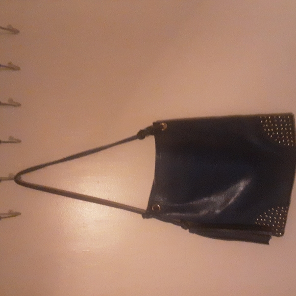 Steve Madden Studded Large Tassel Vegan Leather Shoulder Bag - Picture 4 of 10